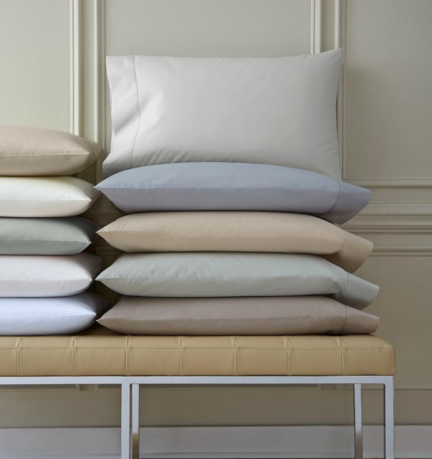 Celeste Percale Standard Pillowcase Pair