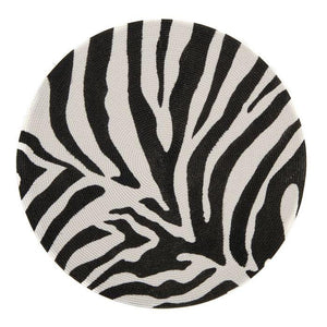 15" Round Mod Animal Print Placemat