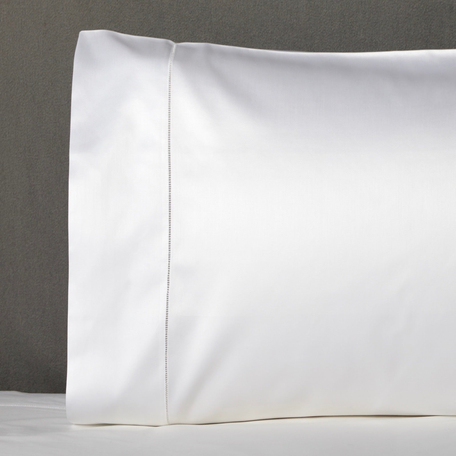 Giza 45 Sateen Standard Pillowcase Pair White