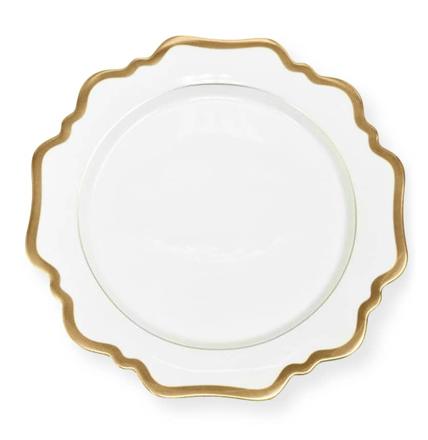 Anna Weatherley White Salad Dessert Plate