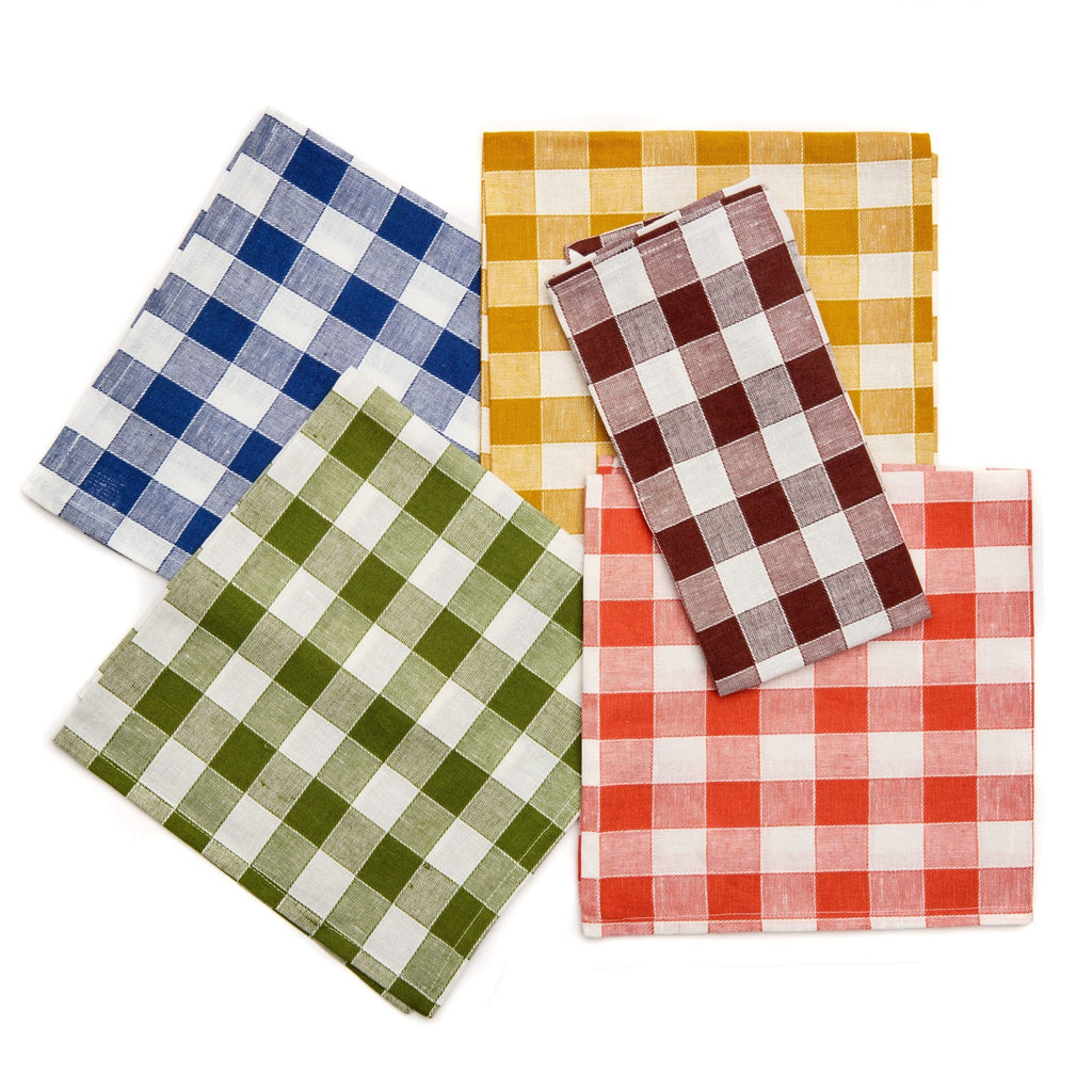 Winter Gingham Napkin Set