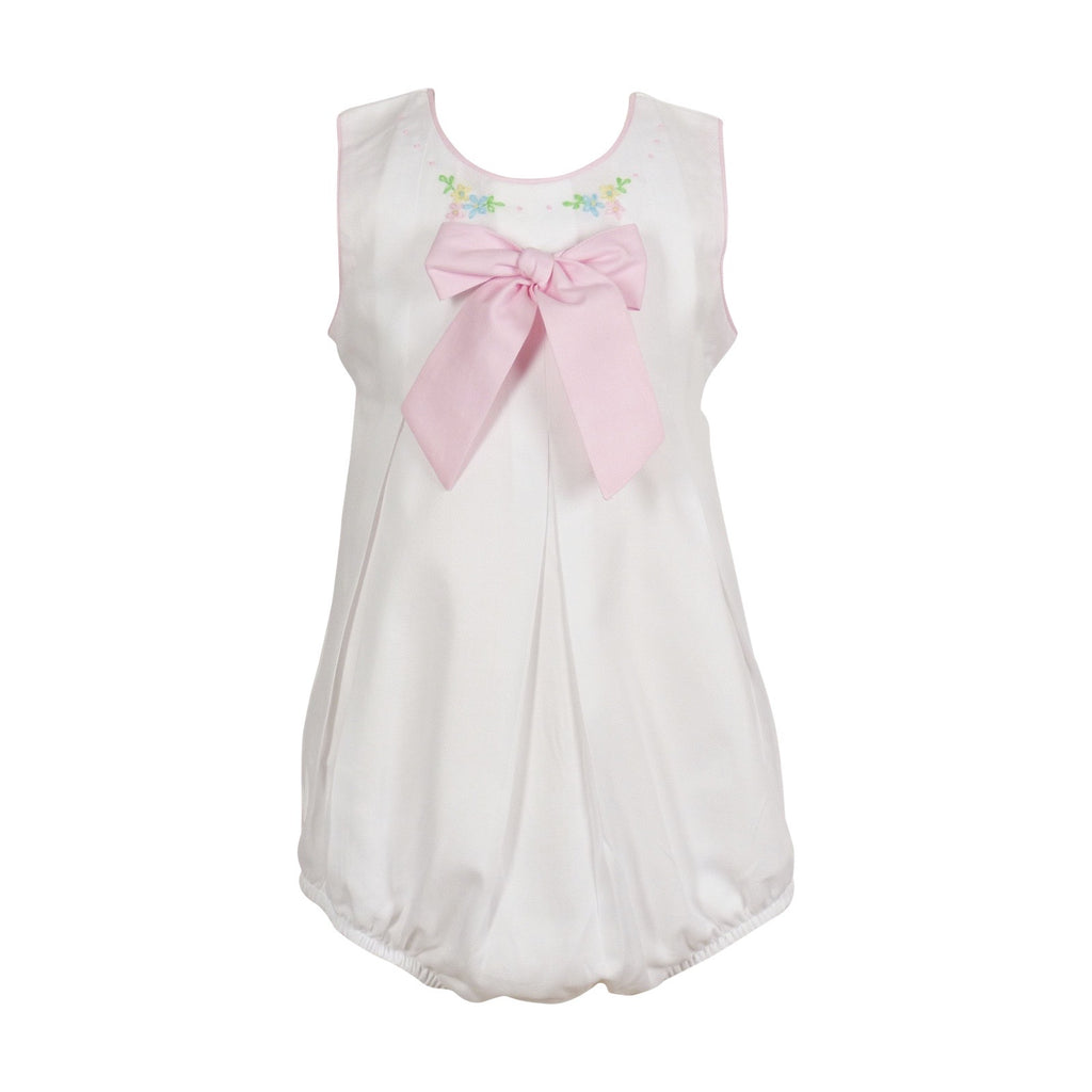 Embroidery Pink Bow Bubble