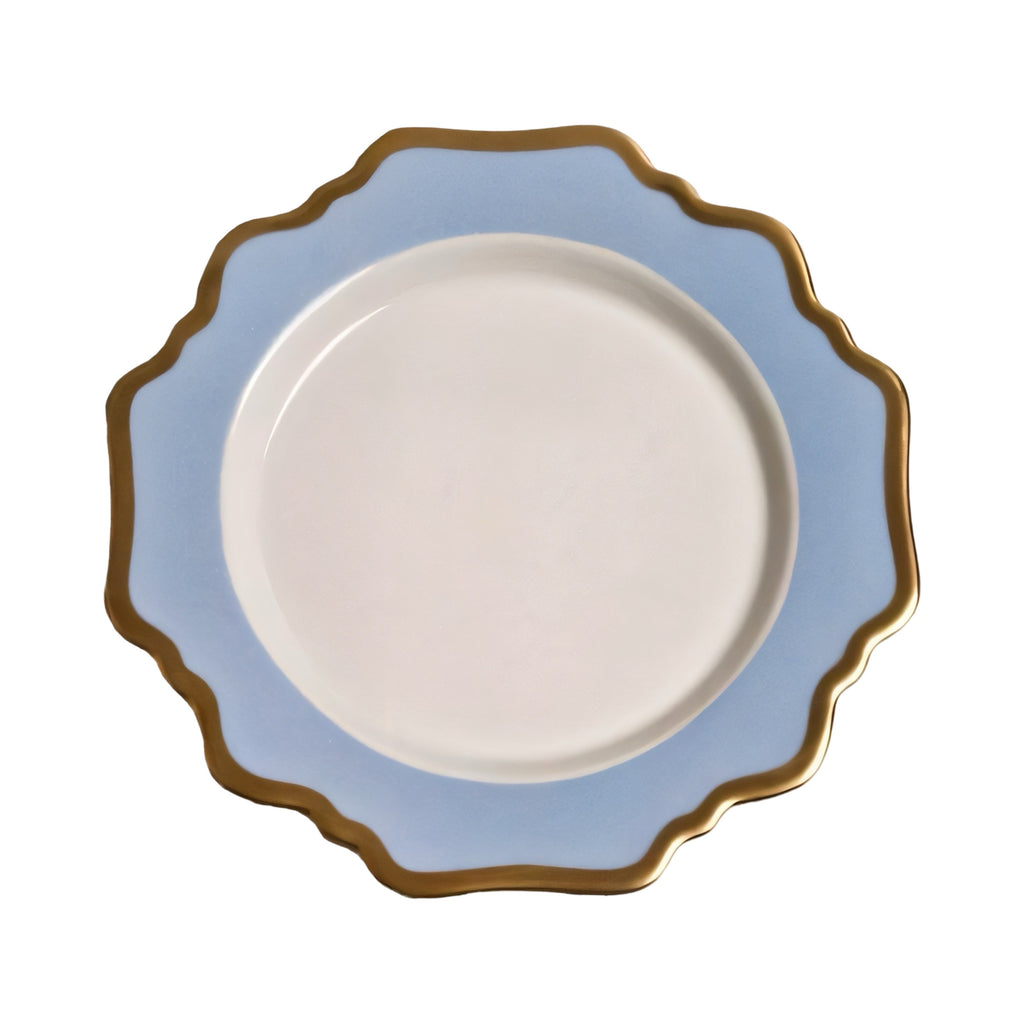 Anna Weatherly Sky Blue Salad Dessert Plate