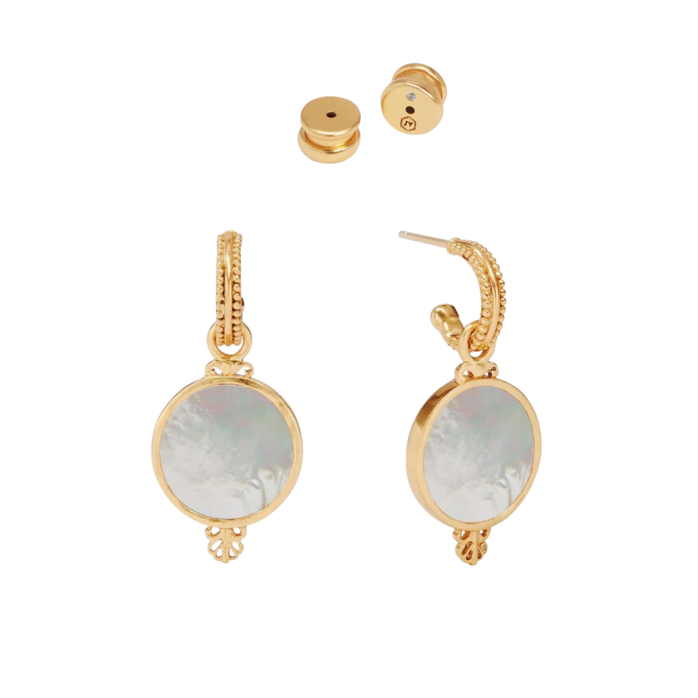 Julie Vos Meridian Hoop & Charm Earrings