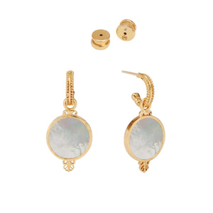 Julie Vos Meridian Hoop & Charm Earrings