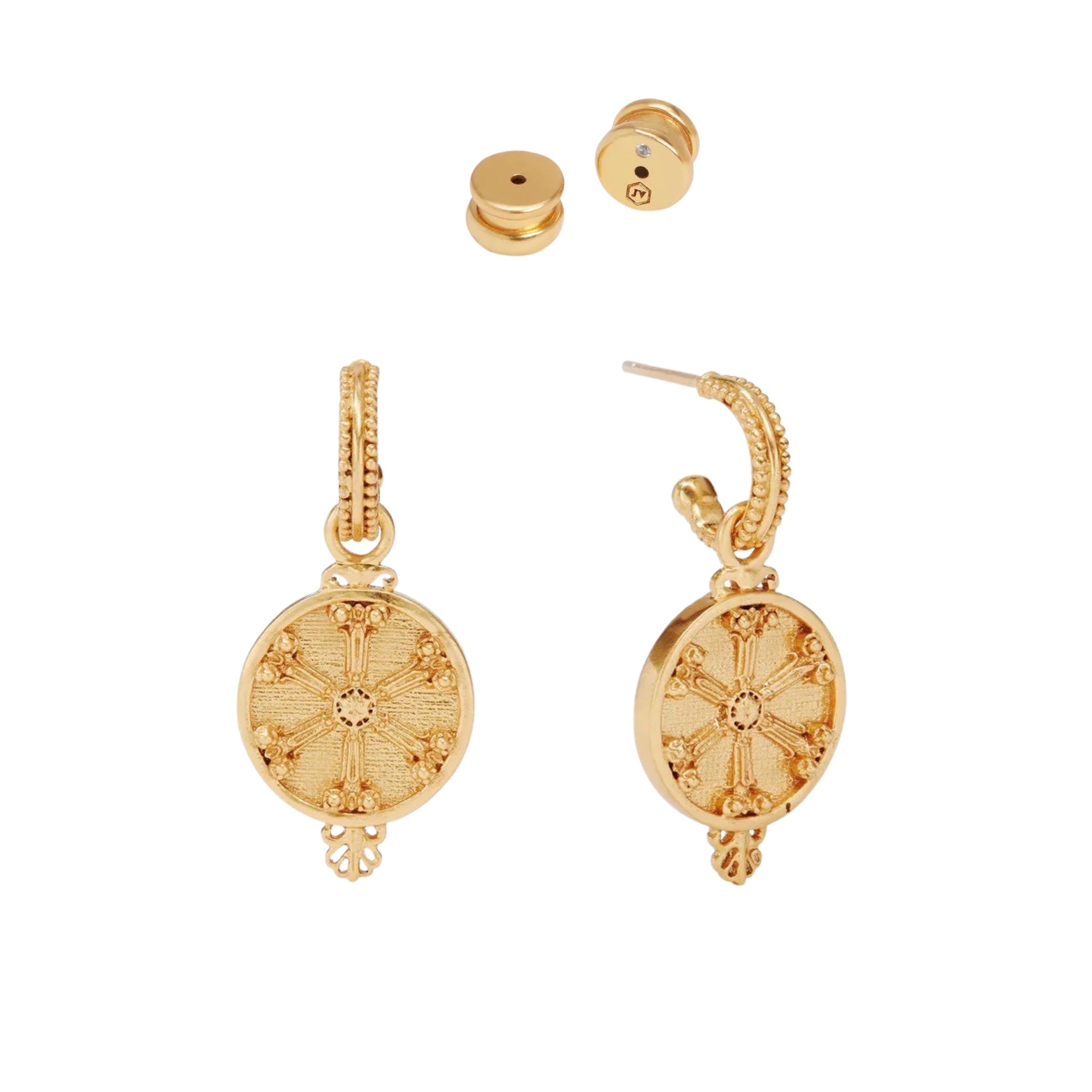 Julie Vos Meridian Hoop & Charm Earrings