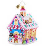 Candy Coated Cottage Ornament