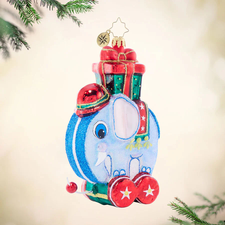 Christopher Radko Tiny Trunk Traveler Ornament