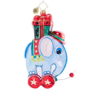 Christopher Radko Tiny Trunk Traveler Ornament