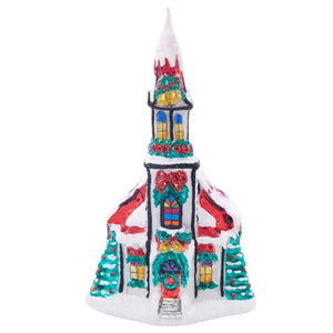 Christopher Radko Holly Bell Chapel Ornament