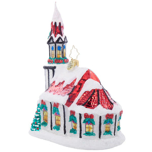 Christopher Radko Holly Bell Chapel Ornament