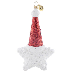 Santa Star Ornament