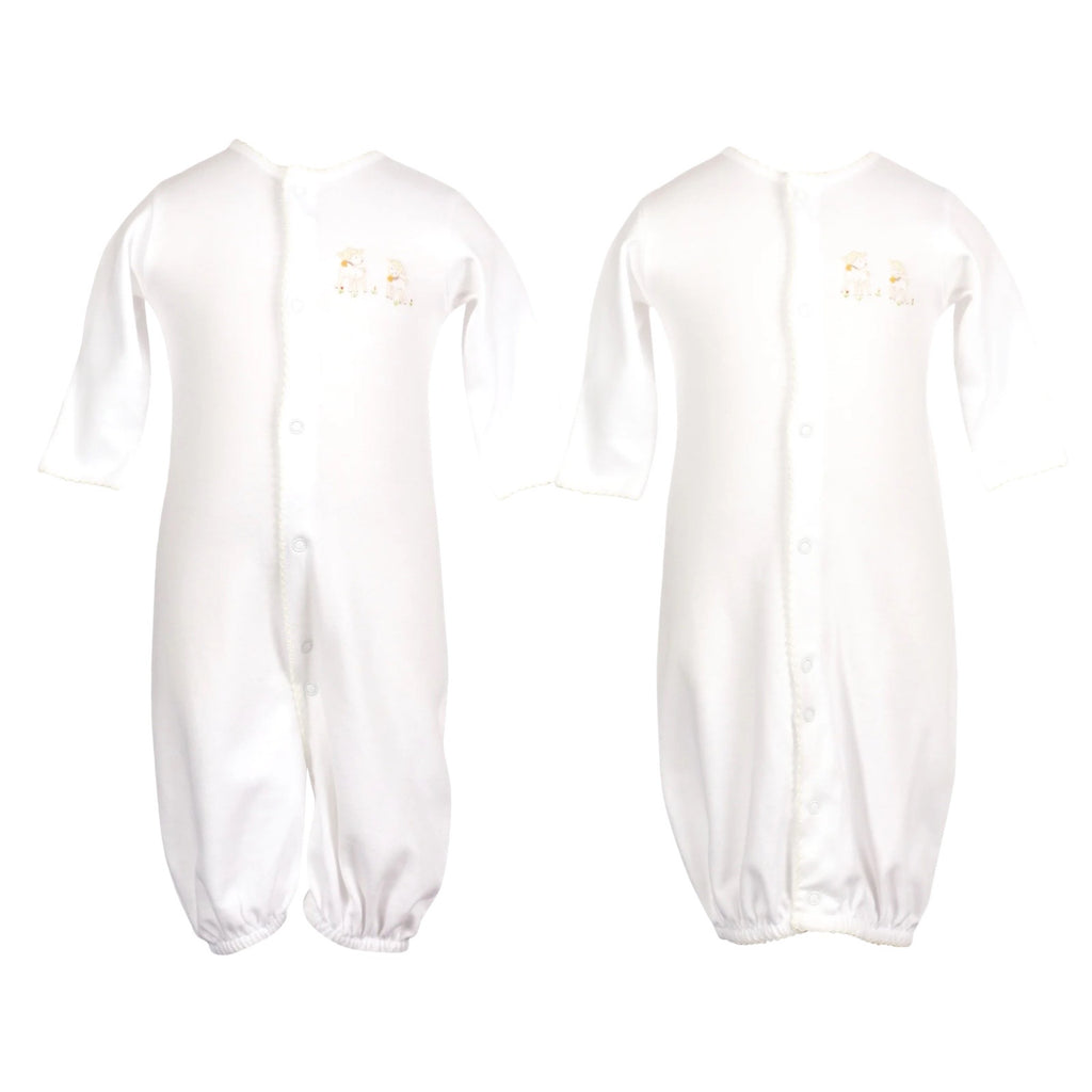 Lamb Embroidery Converter Gown